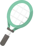Badminton Racket SVG Icon